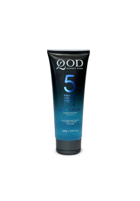 Gel para Cabelo QOD Barber Shop Fixação Super Forte N.5 200g — QOD BARBER SHOP