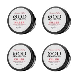 Kit 4 Unidades: Pomada QOD Killer Alta Fixação (Efeito Brilho) 70g