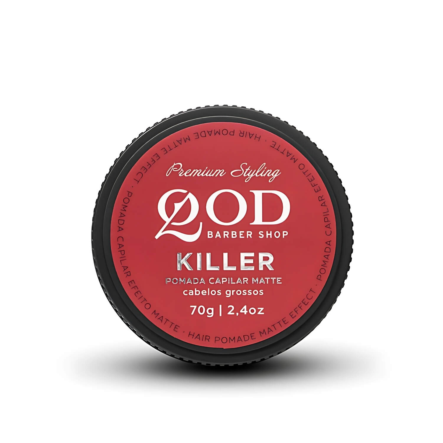 Kit 2 Unidades: Pomada Modeladora QOD Killer Alta Fixação Efeito Matte 70g — QOD BARBER SHOP