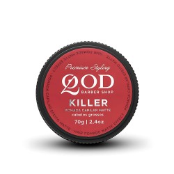 Pomada Modeladora QOD Killer Efeito Matte Fixação Alta 70g Pomada Modeladora QOD Killer Efeito Matte Fixação Alta 70g
