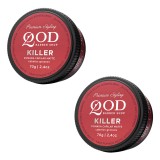 Kit 2 Unidades: Pomada Modeladora QOD Killer Alta Fixação Efeito Matte 70g — QOD BARBER SHOP
