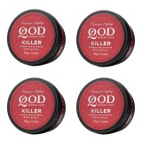 Pomada Modeladora QOD Killer Alta Fixação 70g Kit 4 Unidades — QOD BARBER SHOP