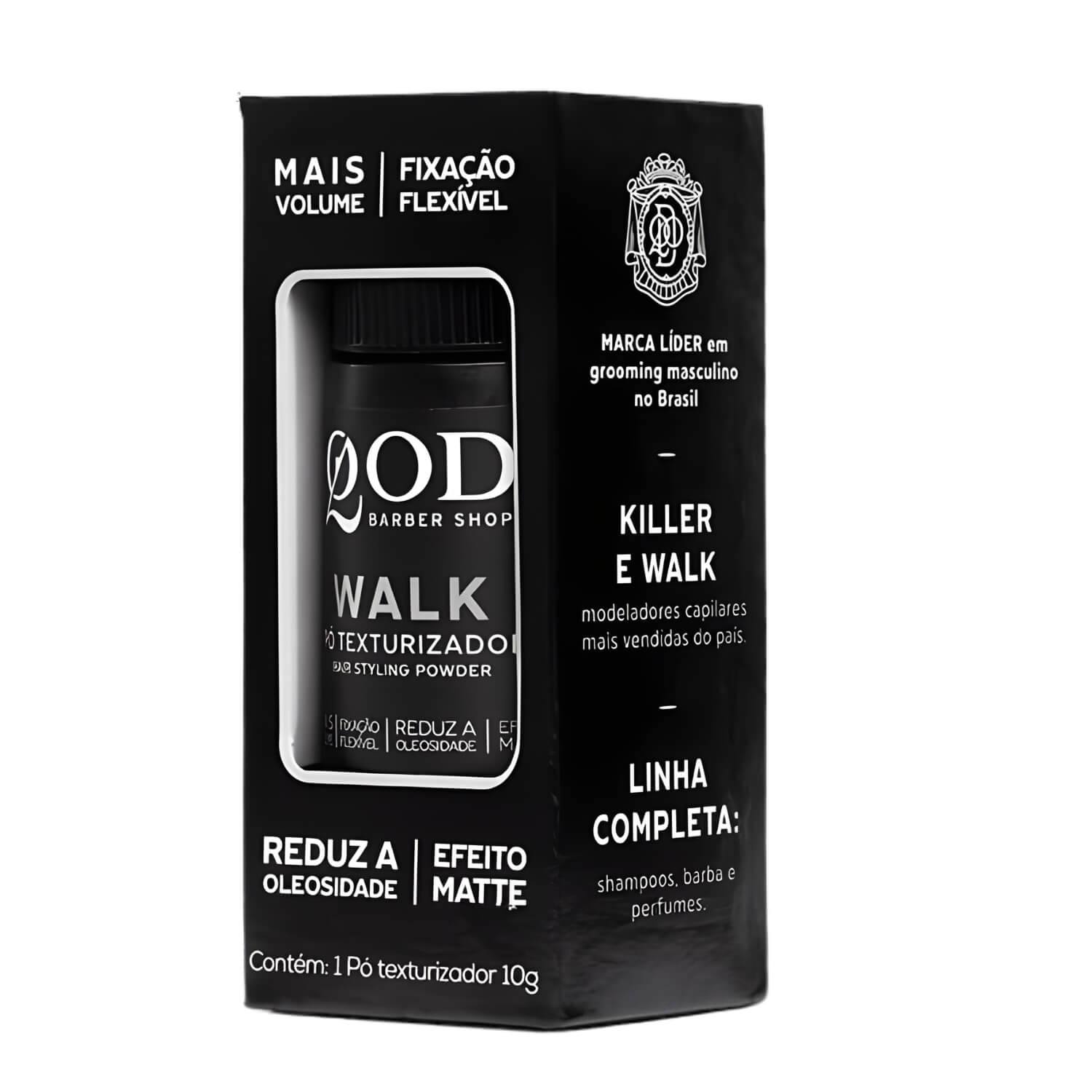 Pó Texturizador Capilar QOD Walk Efeito Matte 10g — QOD BARBER SHOP