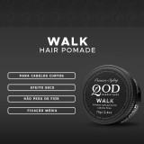 Pomada Modeladora para Cabelo QOD Walk Matte Fixação Média 70g — QOD BARBER SHOP