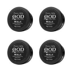 Kit 4 Unidades: Pomada QOD Walk Fixação Média (Efeito Matte) 70g Kit 4 Unidades: Pomada QOD Walk Fixação Média (Efeito Matte) 70g