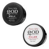 Kit 2 Pomadas QOD (70g): Walk Matte e Killer Brilho (Extremos) — QOD BARBER SHOP