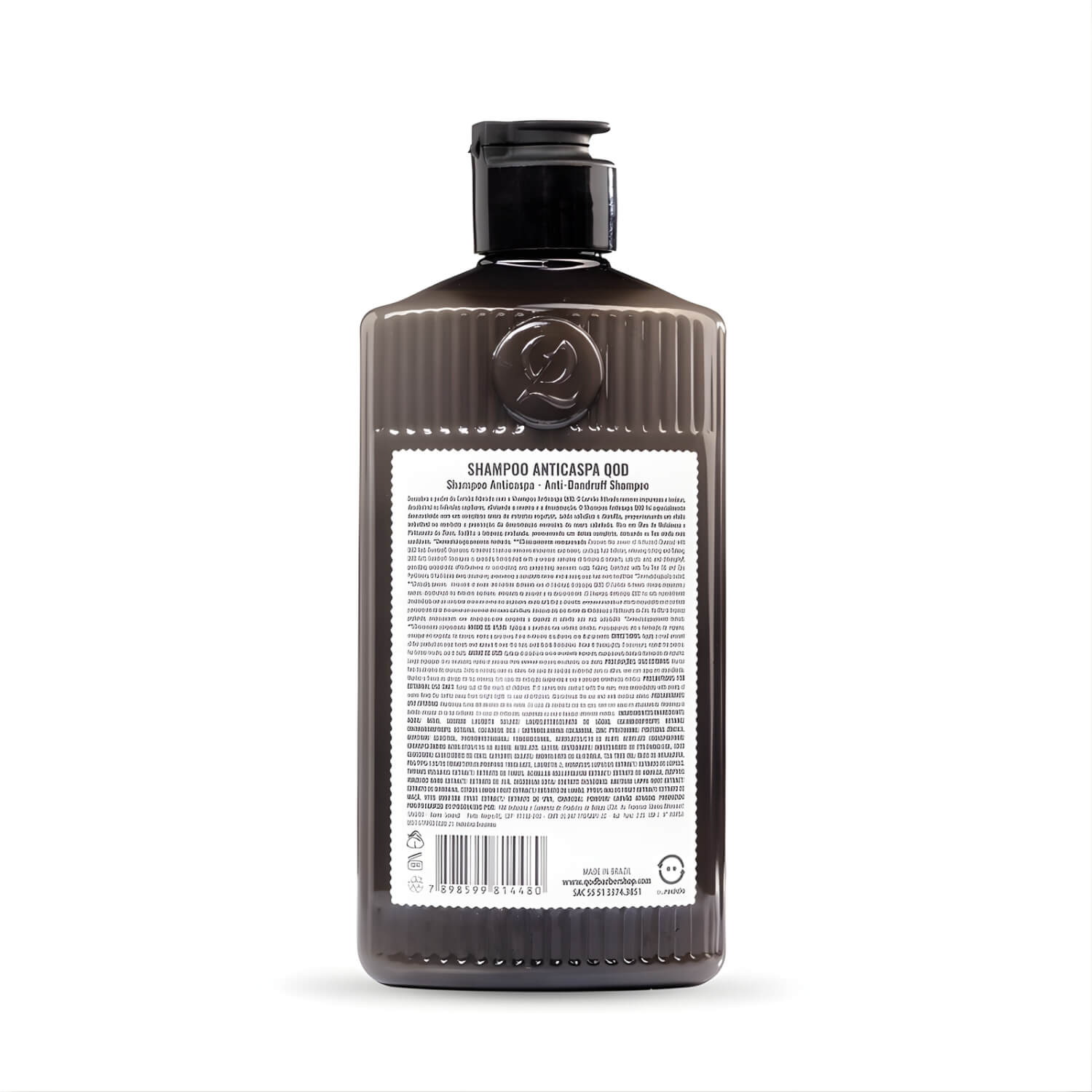 Shampoo para Cabelo QOD Anticaspa Carvão Ativado Turbo 220ml — QOD BARBER SHOP
