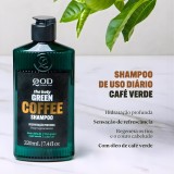 Kit 2 Unidades: Shampoo Detox QOD Green Coffee (2x 220ml) — QOD BARBER SHOP
