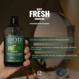 Kit QOD Alta Performance: 2 Shampoos Daily Fresh + Gel Fixador N.5 200g — QOD BARBER SHOP