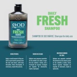 Shampoo QOD Barber Shop The Daily Fresh Cabelos Oleosos 220ml — QOD BARBER SHOP