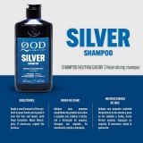 Shampoo para Cabelo QOD Barber Shop Silver Boost Cabelos Grisalhos 220ml — QOD BARBER SHOP