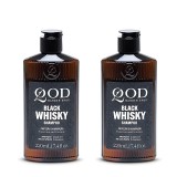 Kit 2 Unidades: Shampoo 2 em 1 QOD Whiskey Cabelo e Barba (2x 220ml) — QOD BARBER SHOP