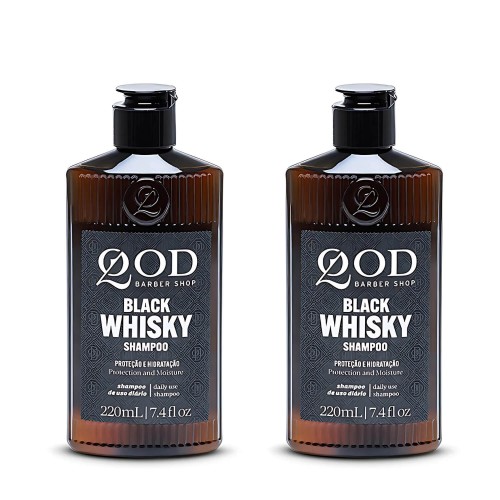Kit 2 Unidades: Shampoo 2 em 1 QOD Whiskey Cabelo e Barba (2x 220ml) Kit 2 Unidades: Shampoo 2 em 1 QOD Whiskey Cabelo e Barba (2x 220ml)