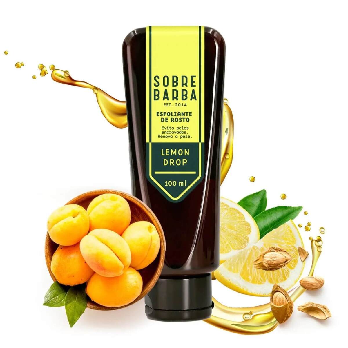 Kit Sobrebarba Lemon Drop Shampoo + Balm + Esfoliante para Barba — SOBREBARBA