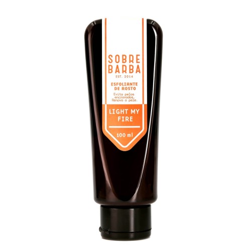 Esfoliante Rosto e Barba Sobrebarba Light My Fire (100ml) - Ação Purificante Esfoliante Rosto e Barba Sobrebarba Light My Fire (100ml) - Ação Purificante