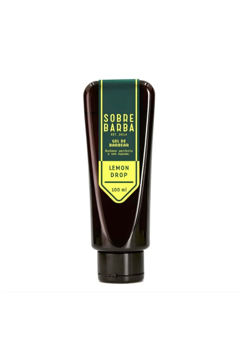 Gel de Barbear Transparente Sobrebarba Lemon Drop 100ml — SOBREBARBA