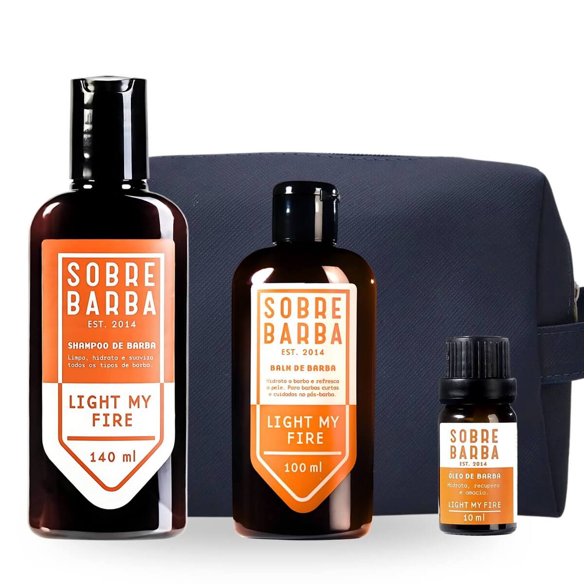 Kit Viagem para Barba + Necessaire Sobrebarba Light My Fire — SOBREBARBA