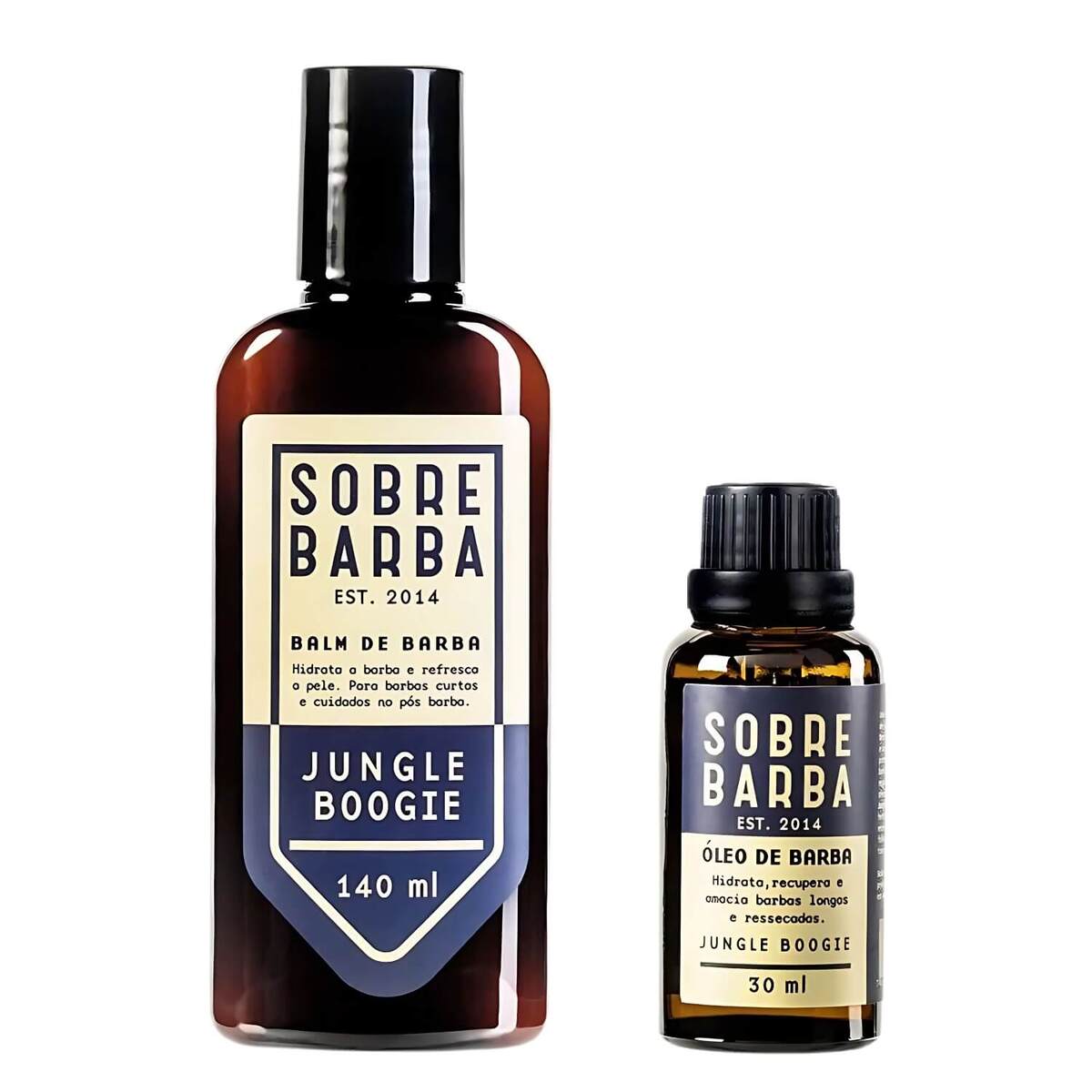 Kit para Barba Balm 140ml + Óleo 30ml Sobrebarba Jungle Boogie — SOBREBARBA