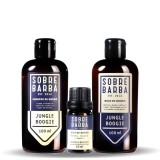 Kit para Barba Shampoo Balm Óleo Sobrebarba Jungle Boogie — SOBREBARBA