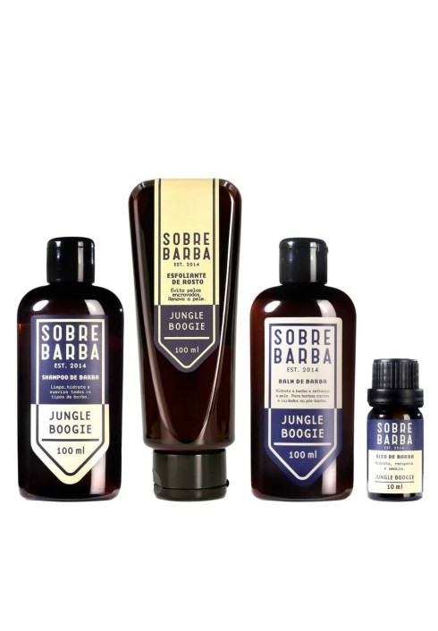 Kit de Barba Sobrebarba Jungle Boogie 4 Itens Edição Viagem — SOBREBARBA