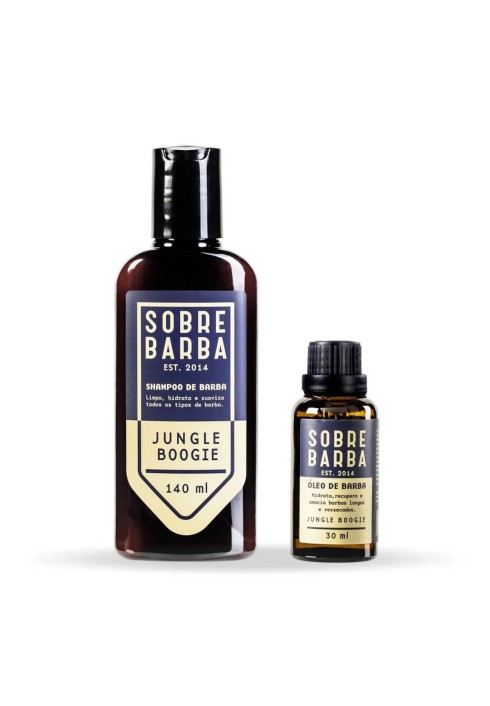 Kit para Barba Shampoo + Óleo Sobrebarba Jungle Boogie — SOBREBARBA