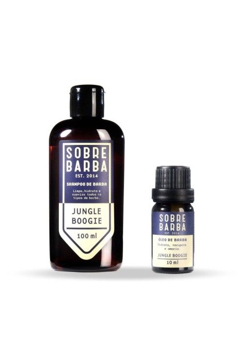 Kit para Barba Shampoo + Óleo Jungle Boogie Sobrebarba — SOBREBARBA