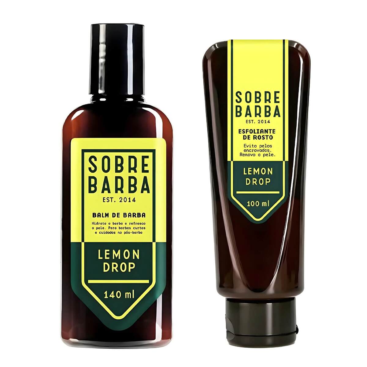 Kit Balm para Barba + Esfoliante Sobrebarba Lemon Drop — SOBREBARBA