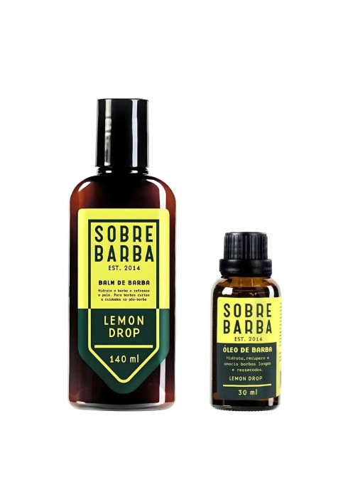 Kit para Barba - Balm + Óleo Lemon Drop Sobrebarba — SOBREBARBA