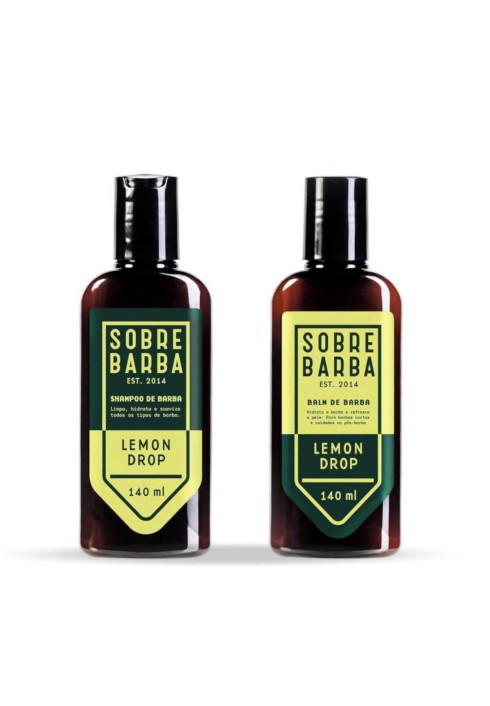 Kit Shampoo + Balm Sobrebarba Lemon Drop — SOBREBARBA
