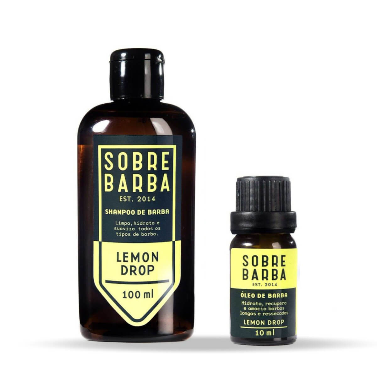 Kit Shampoo + Óleo Sobrebarba Lemon Drop Edição Viagem — SOBREBARBA