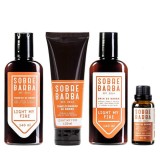 Kit Quarteto Sobrebarba Light My Fire Shampoo Balm Condicionador e Óleo — SOBREBARBA