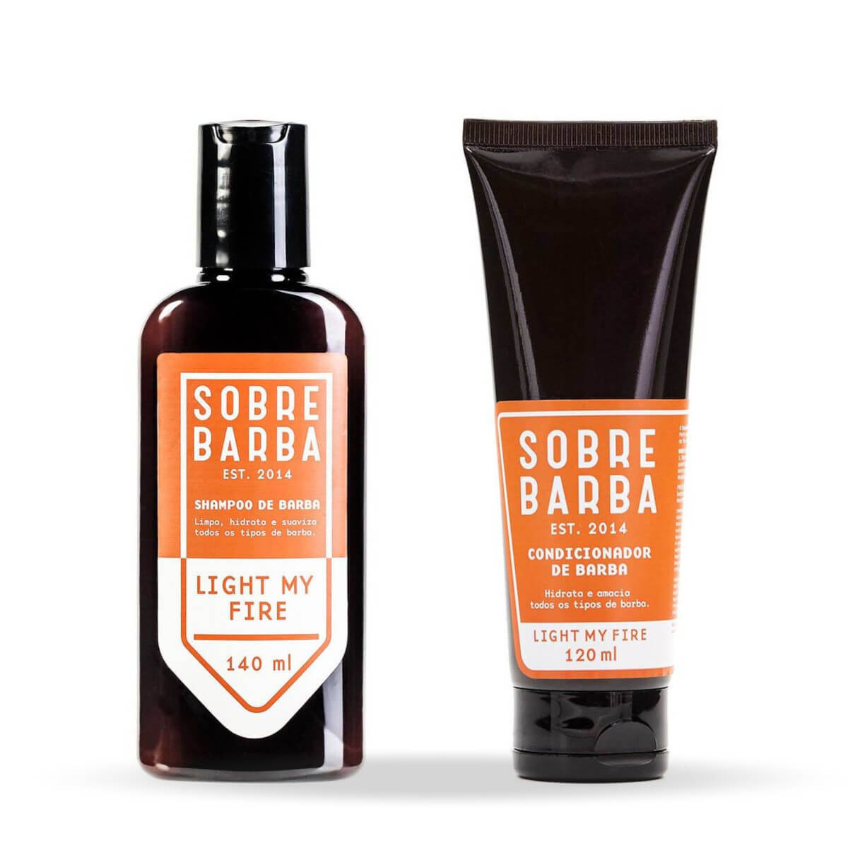 Kit para Barba Shampoo e Condicionador Sobrebarba Light My Fire — SOBREBARBA