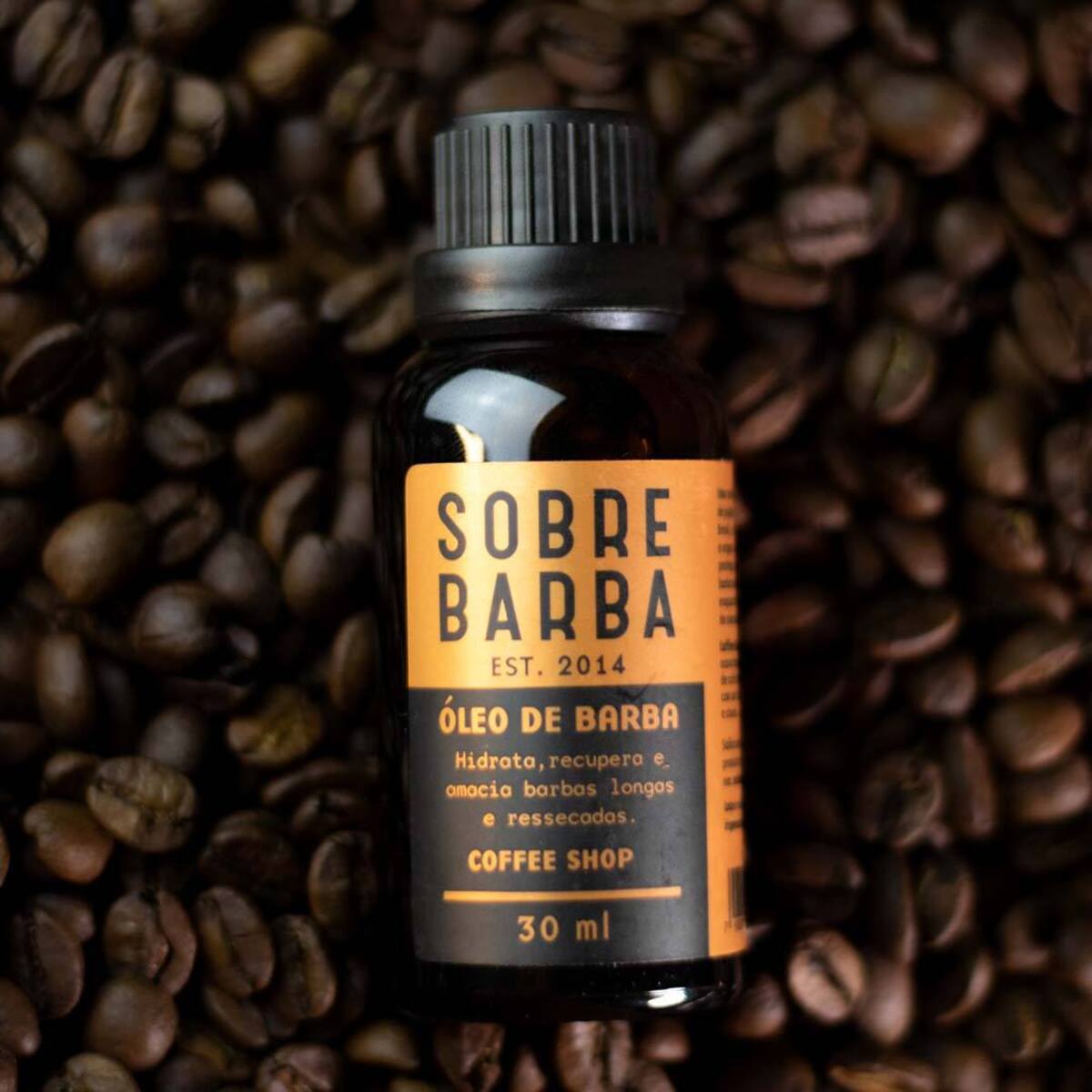 Óleo de Barba Sobrebarba Coffee Shop 30ml Nutre Sem Frizz — SOBREBARBA