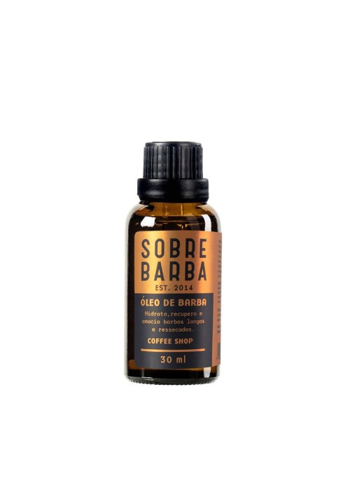 Óleo de Barba Sobrebarba Coffee Shop 30ml Nutre Sem Frizz — SOBREBARBA