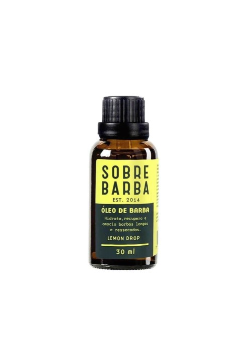 Óleo de Barba Sobrebarba Lemon Drop 30ml Toque Seco — SOBREBARBA