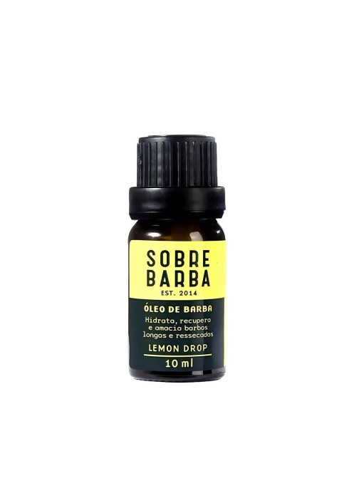 Óleo de Barba Sobrebarba Lemon Drop 10ml Edição Viagem — SOBREBARBA