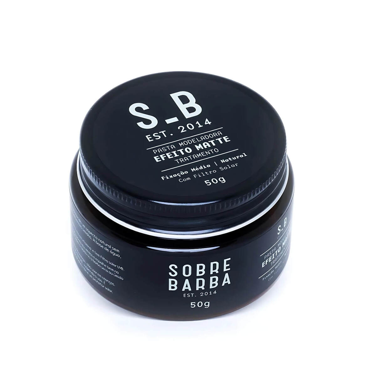 Pasta Modeladora Sobrebarba Efeito Matte 50g Fixação Média — SOBREBARBA