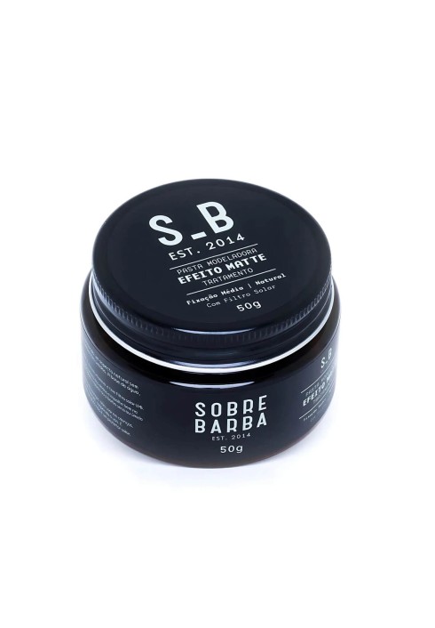 Pasta Modeladora Sobrebarba Efeito Matte 50g Fixação Média — SOBREBARBA