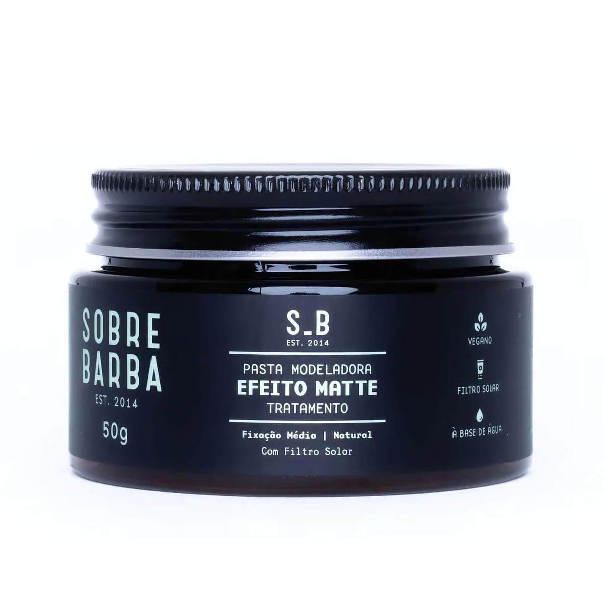 Pasta Modeladora Sobrebarba Efeito Matte 50g Fixação Média — SOBREBARBA
