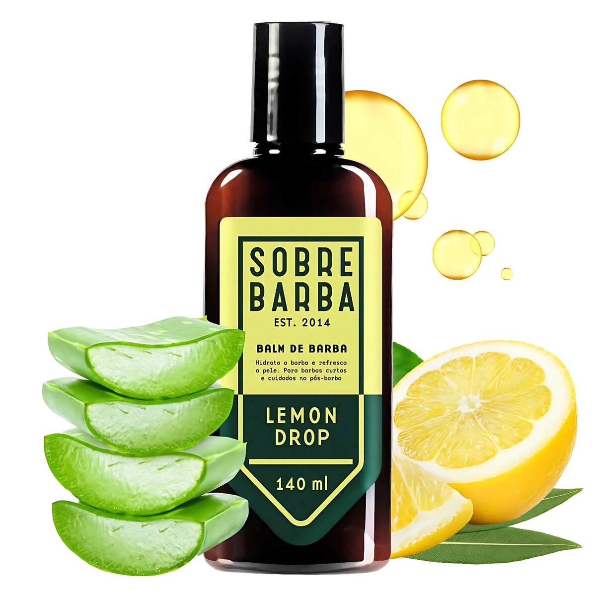Kit Balm para Barba + Esfoliante Sobrebarba Lemon Drop — SOBREBARBA