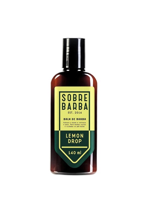 Balm para Barba Sobrebarba Lemon Drop 140ml Hidrata e Disciplina — SOBREBARBA