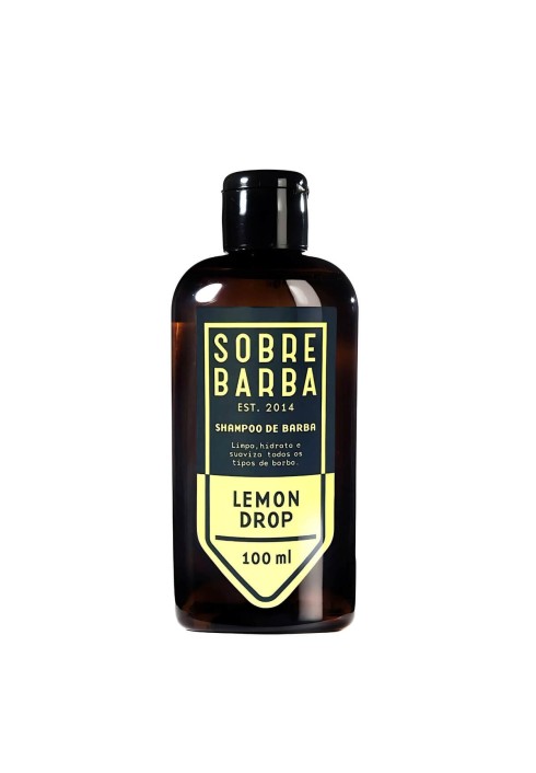 Shampoo de Barba Sobrebarba Lemon Drop 100ml Edição Viagem — SOBREBARBA