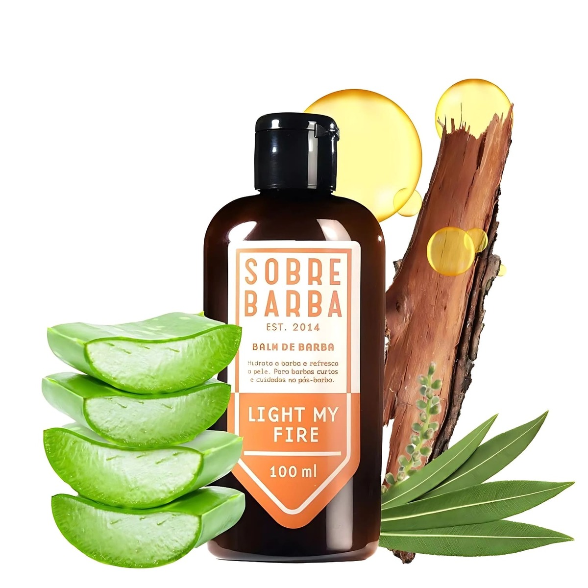 Kit Barba Shampoo + Balm + Óleo Sobrebarba Light My Fire — SOBREBARBA