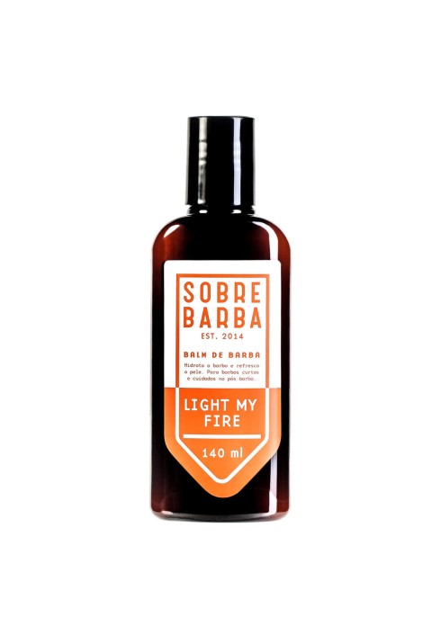 Balm para Barba Sobrebarba Light My Fire 140ml Hidratação e Controle — SOBREBARBA
