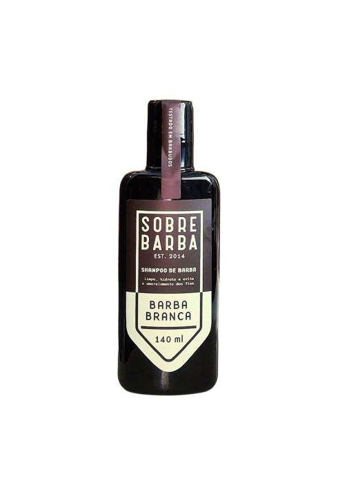 Shampoo Barba Branca Sobrebarba 140ml Limpa Sem Ressecar — SOBREBARBA