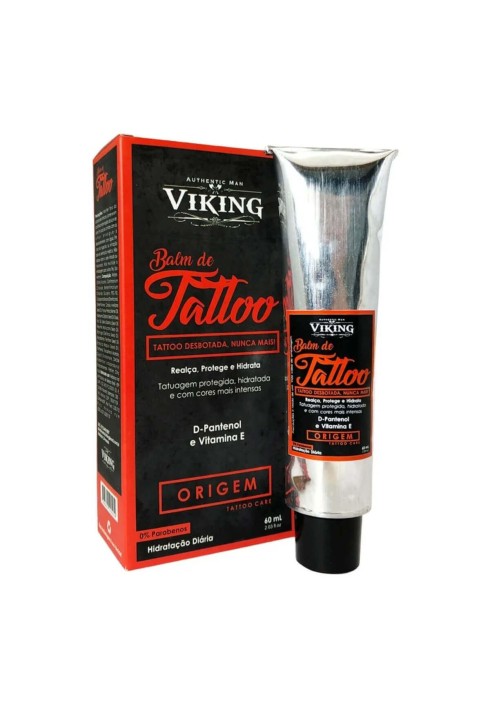 Balm para Tattoo Viking Origem 60ml: Realça as Cores — VIKING