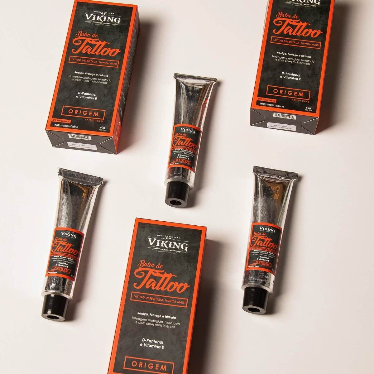 Kit Balm para Tattoo Viking Origem 60ml — 3 Unidades — VIKING