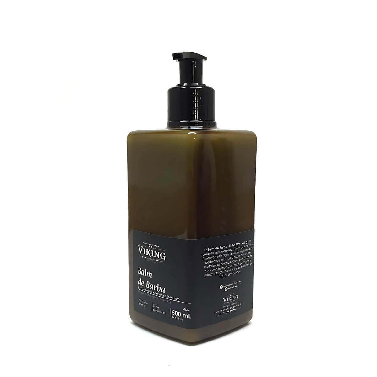 Balm para Barba Viking Mar 500ml Profissional Hidrata Alinha — VIKING