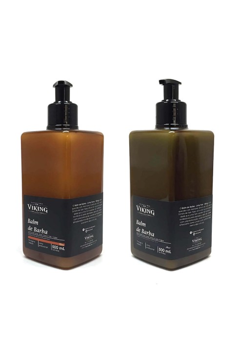 Kit para Barba Viking Terra + Mar Balm Profissional 2x500ml — VIKING