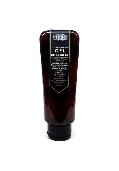 Gel de Barbear Viking Tradition 100ml Transparente — VIKING